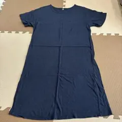 レディース　カットソーワンピース　ワンピース　膝丈ワンピース　膝丈ワンピ　M