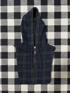 0Os old uniqlo double zip hoodie y2k