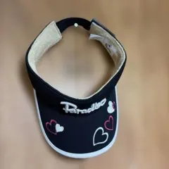 Paradiso レディースブラック キャップ CPLG-23