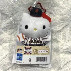 サンリオ侍ジャパン タイトーくじC賞 カラビナ付きマスコット ハローキティ