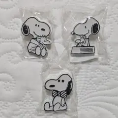 [PEANUTS] マグネット付き クリップ スヌーピー 3点セット