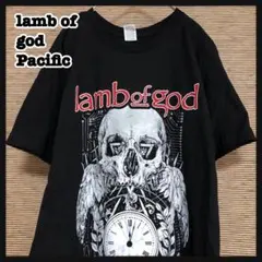 パシフィック半袖Tシャツ　ラムオブゴッド　lambofgod バンT　ドクロ50のサムネイル