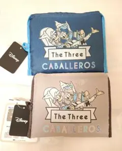 Avail×ディズニー　ドナルドダックエコバッグ２点セット　ネイビー&ブラウン