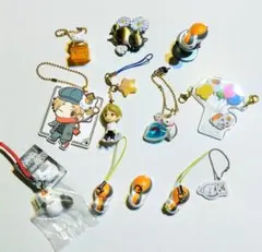 夏目友人帳 ニャンコ先生 ストラップフィギュア キーホルダーまとめ売り12点