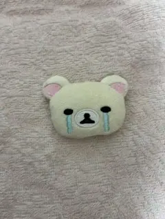 コリラックマ　ぬいぐるみバッジ　えもじーず　泣