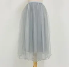 Another Edition チュールスカート グレー ウエストゴムのサムネイル
