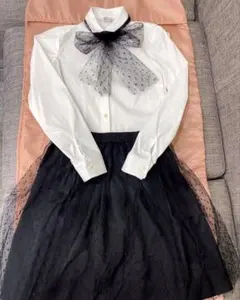 RED VALENTINO ブラウス スカート セット リボン ドット チュールのサムネイル