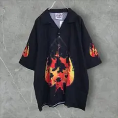 ドラハニ☆スケルトンテディ総柄オーバーサイズシャツ スケルトンテディ オーバーサイズTシャツBK | Drug honey official