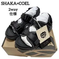 新品☆60%オフ》COEL×SHAKAコエルシャカサンダル24cmブラック別注