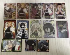 鬼滅の刃 柱 カード・シール13枚セット