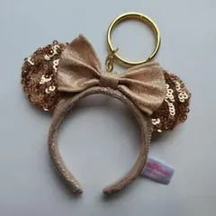 カチューシャ型キーホルダー ピンクゴールド