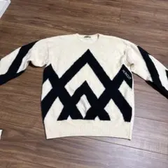 MONCLER 幾何学模様 ニットセーター