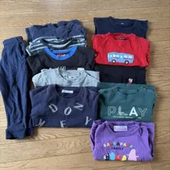 キッズ Tシャツ 1枚ロンT 6枚　トレーナー3枚パンツ1枚まとめ売り100cm