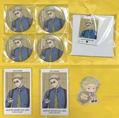 呪術廻戦 カフェ 2025 缶バッジ ステッカー アクキー 特典 七海建人