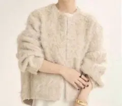 専用　未使用　プラージュ カーディガン セール】 【洗える】ミニブークレニット カーディガン （カーディガン