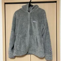 Champion パーカー シルバー Lサイズ