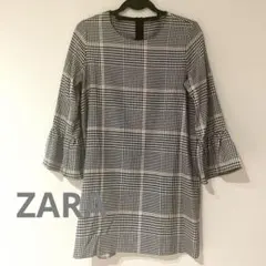 ZARA ゆったり大きめ フレアスリーブ ワンピースL