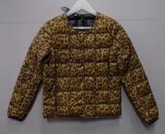 TAION インナーダウンジャケット　美品　希少　ヒョウ柄　体温