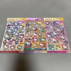 ハローキティ ホログラムシール 3枚セット