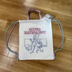 ディズニーストア ズートピア 巾着バッグ