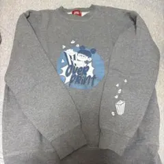 EVISU 天才バカボン ロンT ロゴ刺繍 プリント グレー コラボ グレー M 