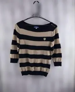 バーバリーブルーレーベル 七分袖 ニット