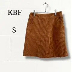 KBF ケービーエフ コーデュロイミニスカート キャメル 36 Sのサムネイル