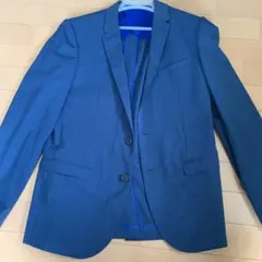 【青スーツ】m.f.editorial スーツジャケットパンツ　ブルースーツ