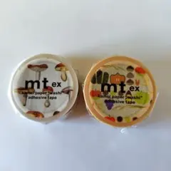 カモ井 mt ex マスキングテープ 2巻セット きのこ&みのりのサムネイル