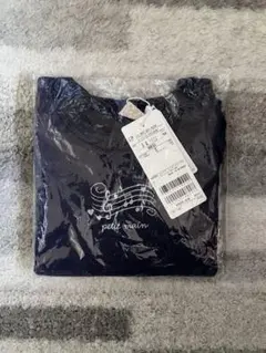 【新品未使用・まとめ買い可】petit main 音符刺繍 Tシャツ