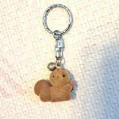 リス　キーホルダー　昭和レトロ　フロッキー　りす　お土産　おみやげのサムネイル