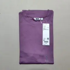 エアリズムコットン　オーバーサイズＴシャツ XS パープル 新品