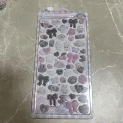 ふわふわドロップシール しろくろ FUWAFUWA DROP