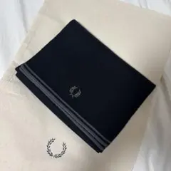 【値段交渉可】FRED PERRY Wool Scarf マフラー ブラック