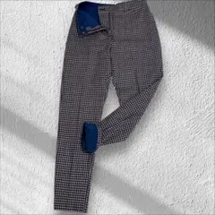 ナチュラルビューティーベーシック　チェックパンツ　テーパード　美品　XS