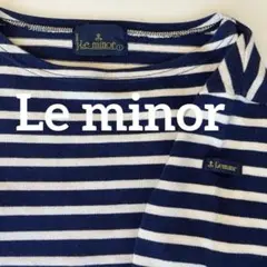 Le minor ルミノア　７部袖ボーダーカットソー