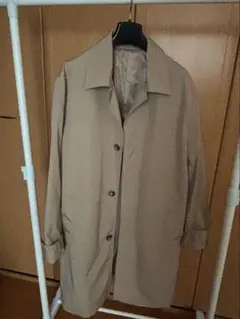 H&M メンズ コート XL ベージュ スプリングコート ライトアウター