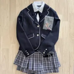 【150サイズ】女の子 スーツ フォーマル 5点セット 卒業式 式典 冠婚葬祭