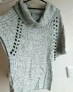 オズモーシス ニットセーター　グレー　フリーサイズ