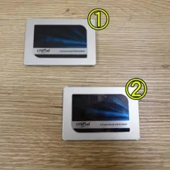 2.5インチSSD Crucial MX500 500GB 2個セット