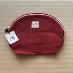 新品未使用 よーじや　貝型ぽーち（レッド）