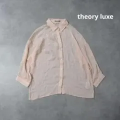 専用 theory luxe / オーバーサイズ シアー シャツ ブラウス M