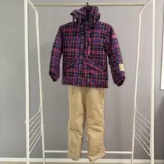 IGNIOスノーウェア130cm 上下＋スノーブーツ21cm 股下調整可