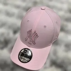 9FORTY Rhinestone ラインストーン ニューヨークヤンキースピンク