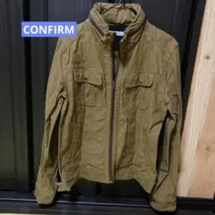 新品同様★コンファーム★confirm★ミリタリージャケット★ブラウンM