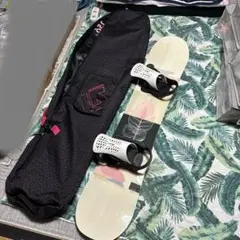 スノーボード3点セット　サロモン板➕フラックス　ビンディング➕Burtonカバー