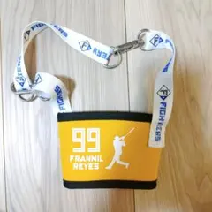 北海道日本ハムファイターズ　持ち運べるカップホルダー　レイエス　#99　黄色のサムネイル