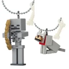 マインクラフト　マスコット＆ビスケット　スケルトン　オオカミのサムネイル