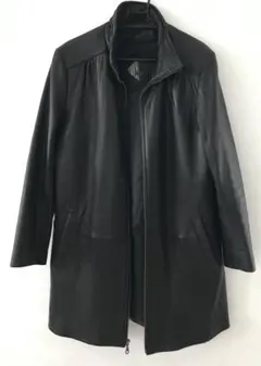 TIBOR Leatherレザージャケット　黒　コート　アメリカ　ビンテージのサムネイル
