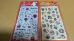 新品未使用 プクプクシール ズートピア　ベイマックス　ディズニー 2枚セット